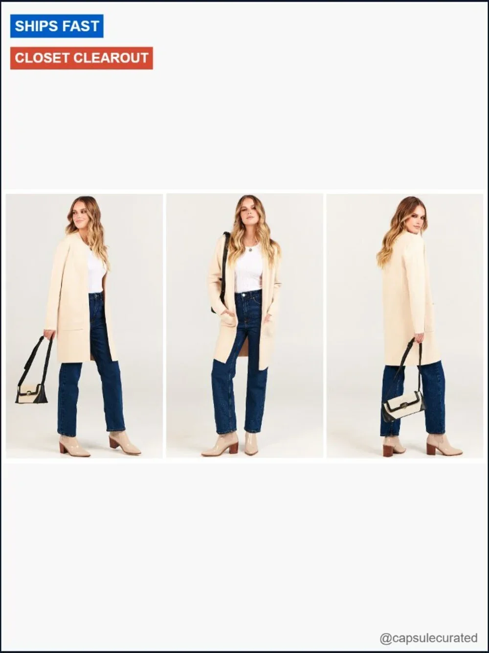 Womens Open Front Knit Cardigan Sweater with Pockets